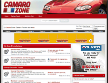 Tablet Screenshot of camarozone.com